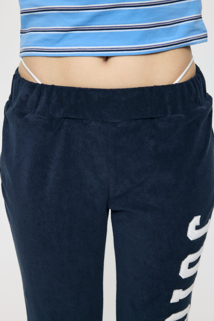 JC TERRY CLOTH FLARE パンツ NVY 1