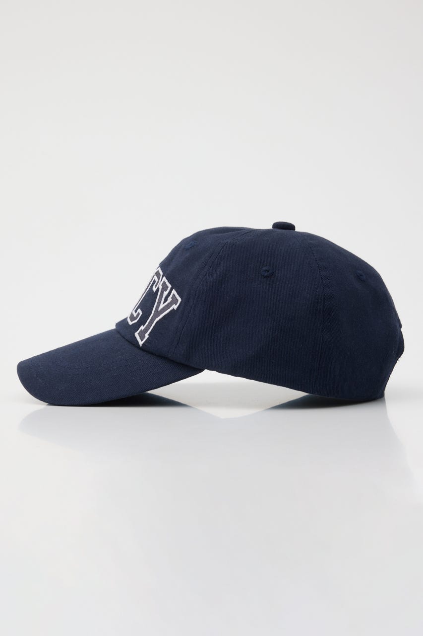 JC VARSITY LOGO BASEBALL キャップ NVY FREE