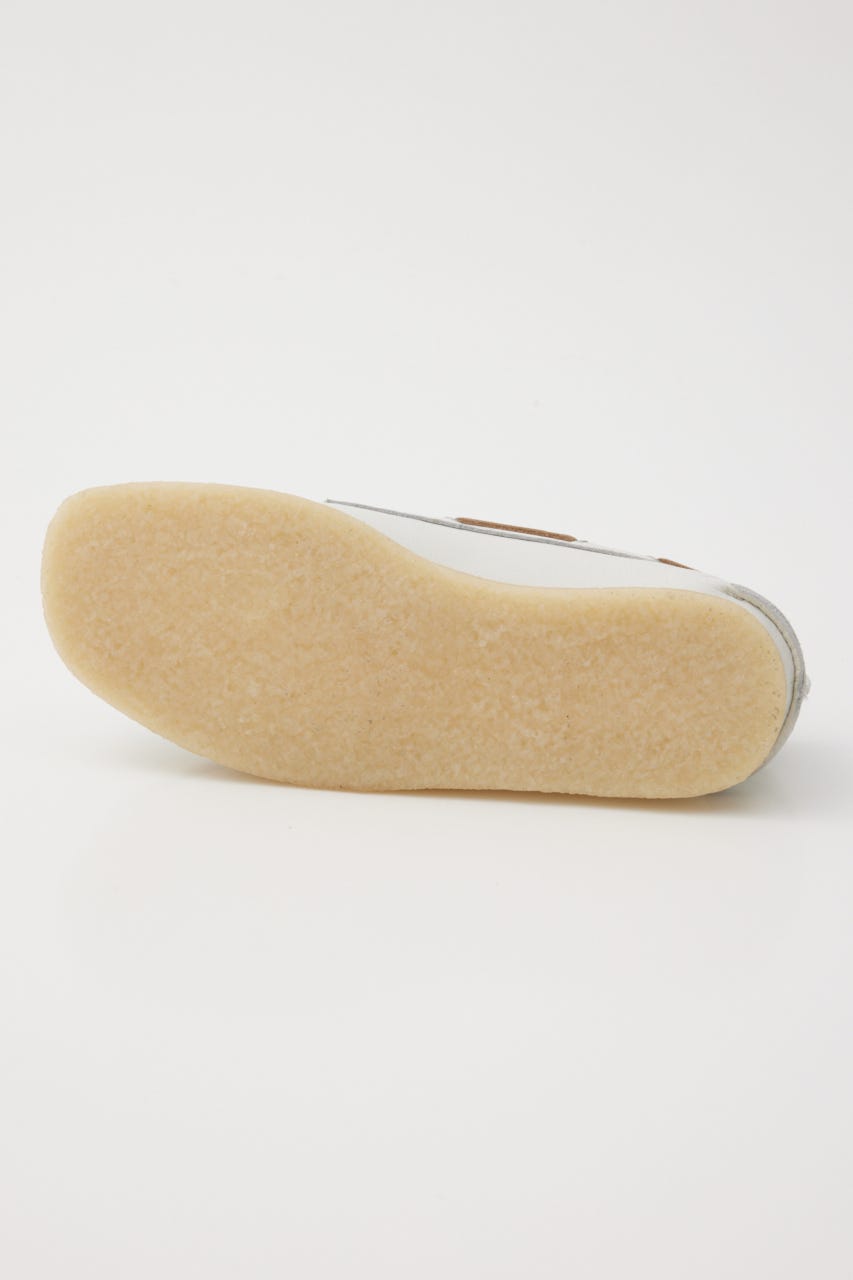 CLARKS GODNEY ボート WHT 24.5cm