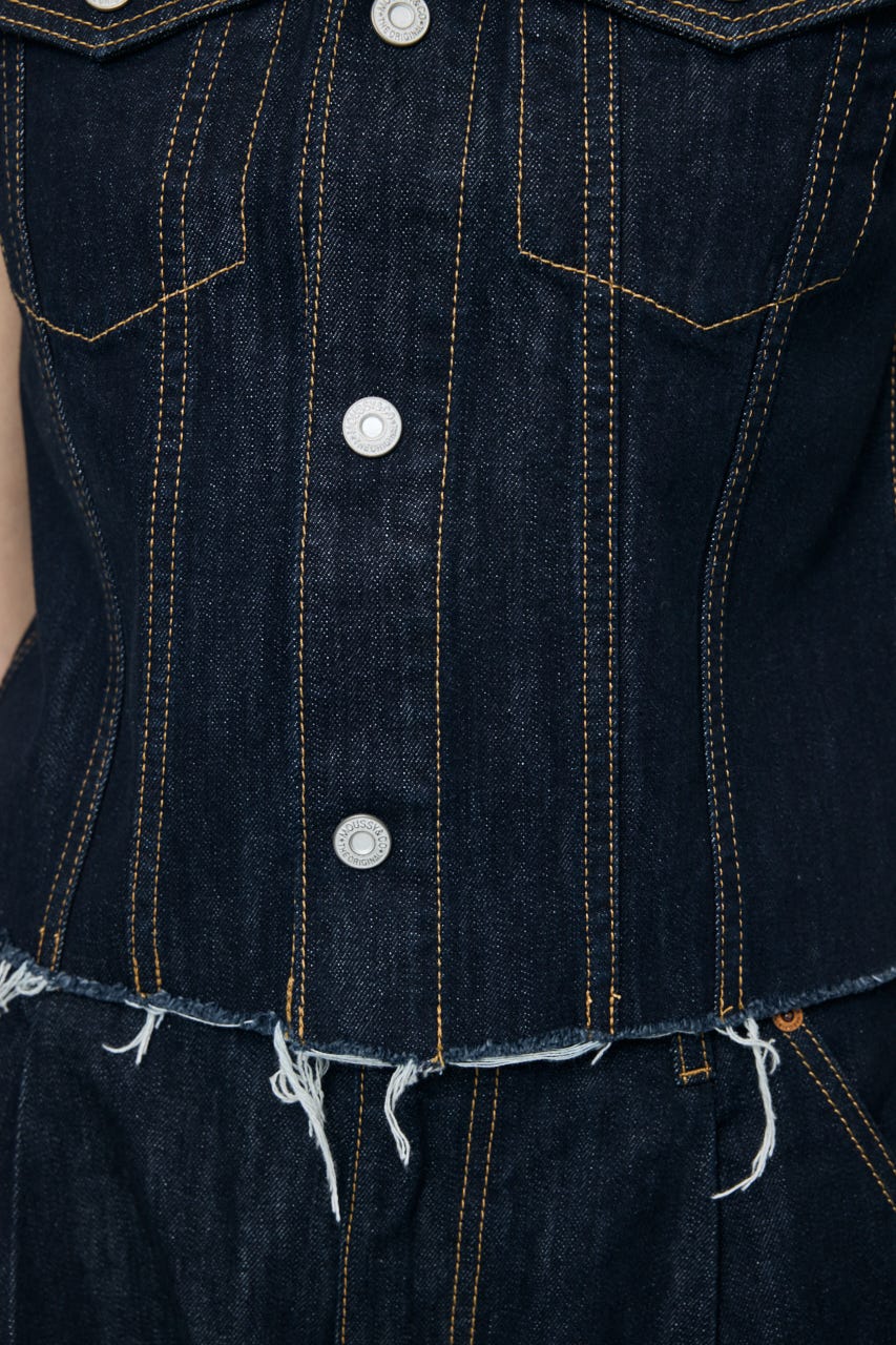 COMPACT DENIM ベスト One Wash FREE