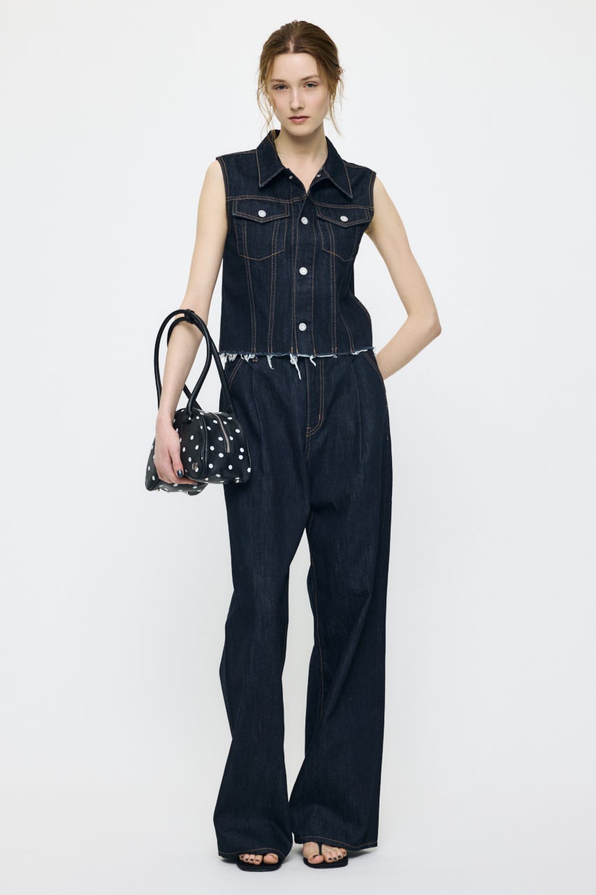 COMPACT DENIM ベスト One Wash FREE