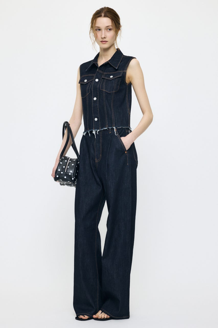 COMPACT DENIM ベスト One Wash FREE