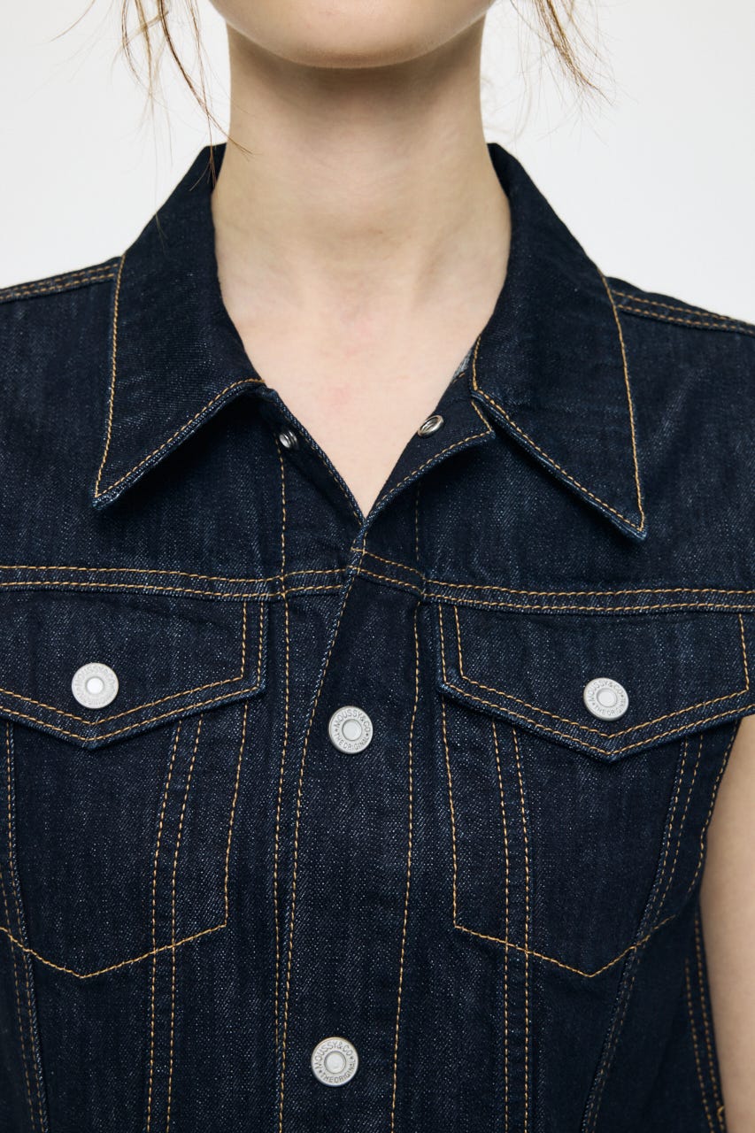 COMPACT DENIM ベスト One Wash FREE