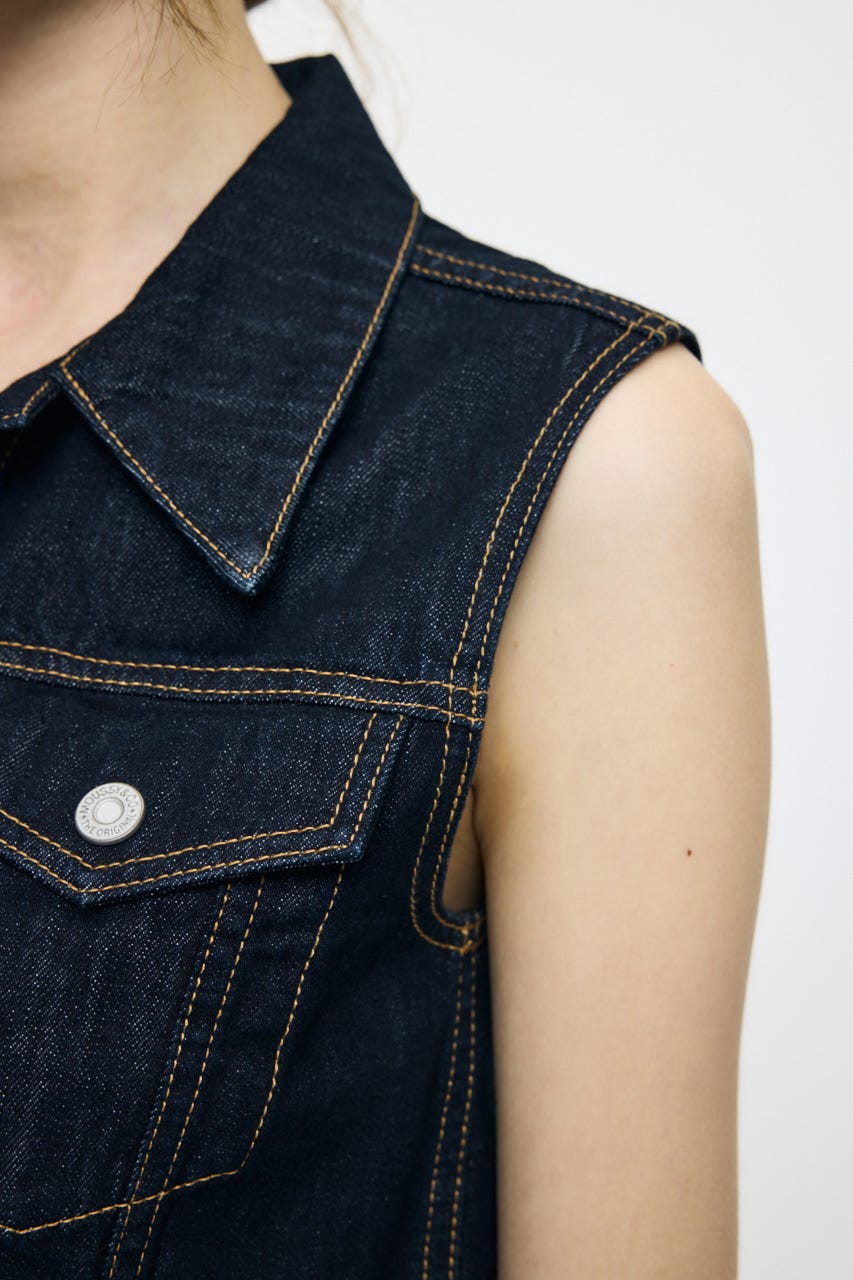 COMPACT DENIM ベスト One Wash FREE