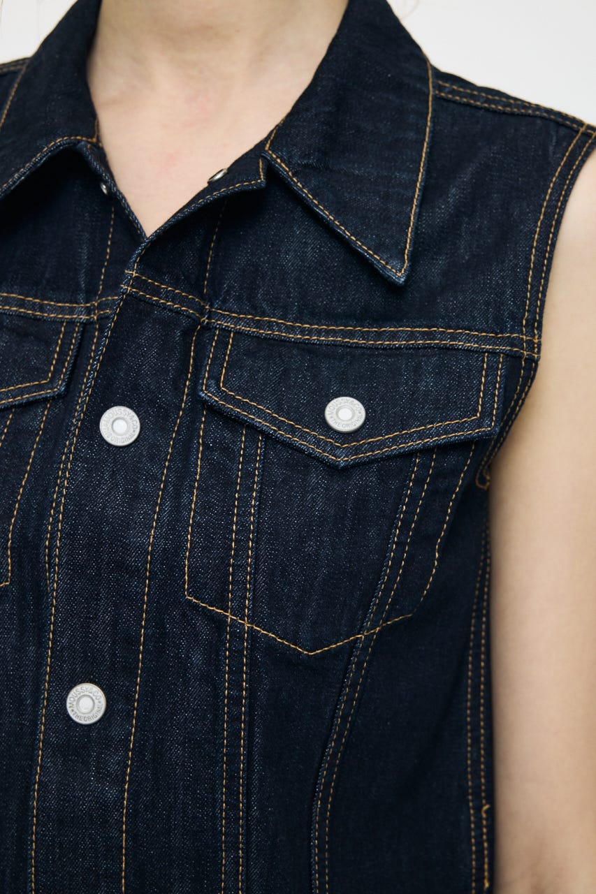 COMPACT DENIM ベスト One Wash FREE