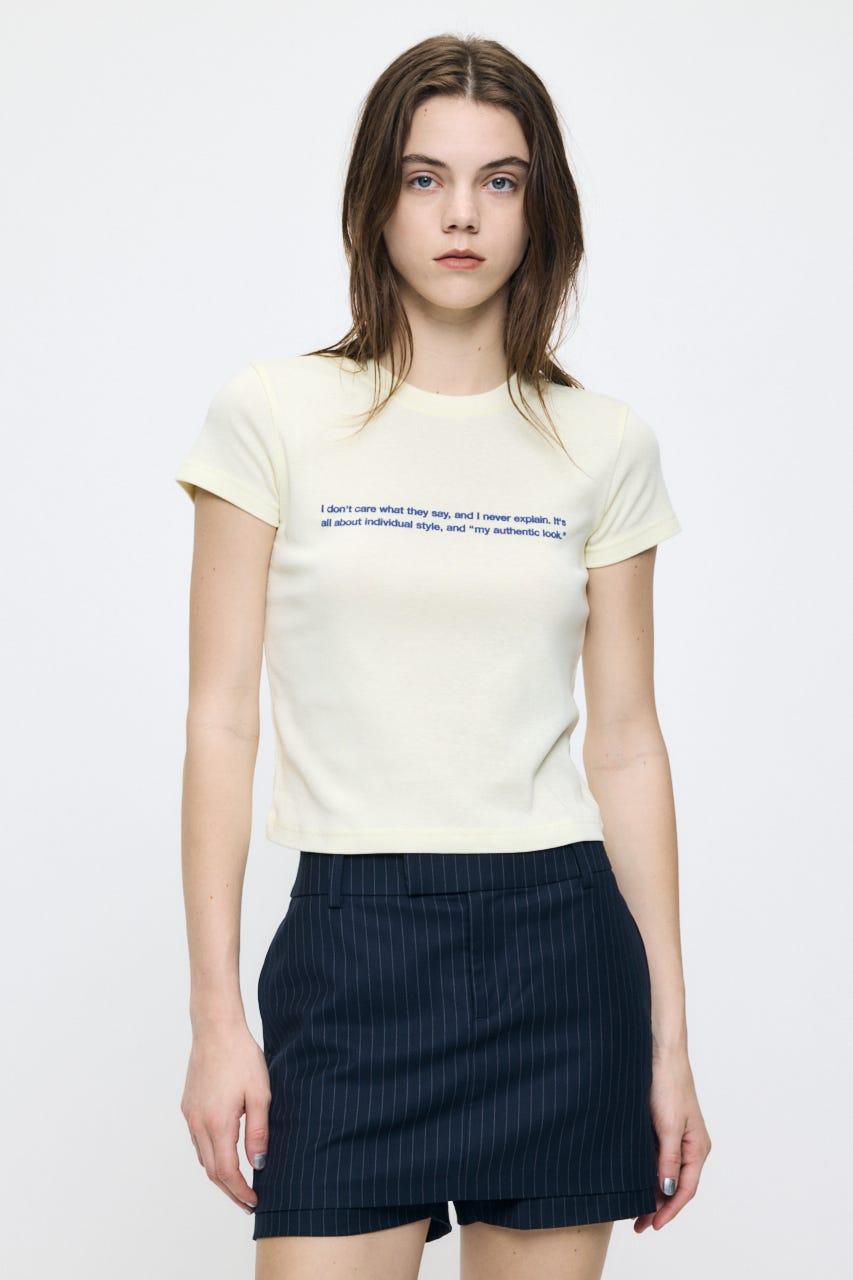 TINY LETTERED Tシャツ