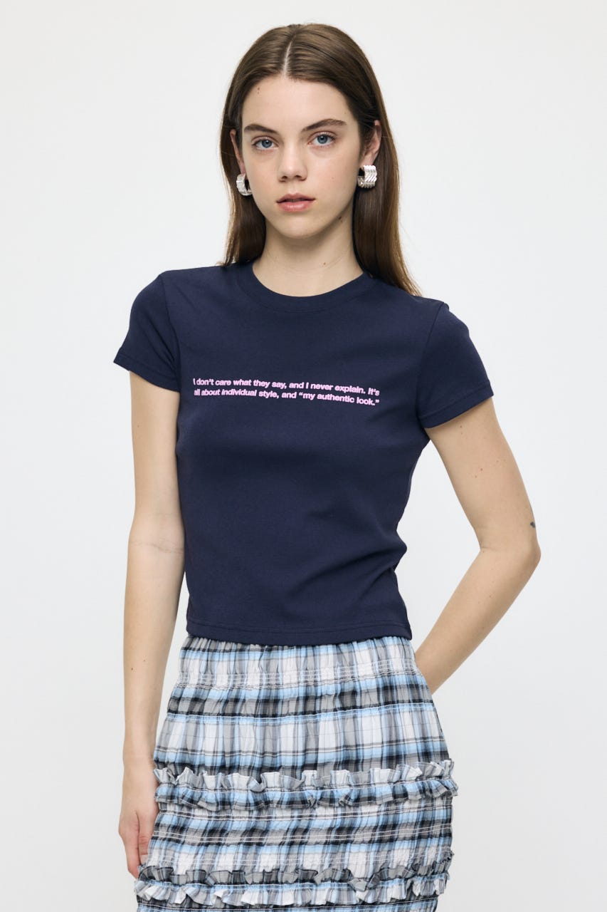 TINY LETTERED Tシャツ