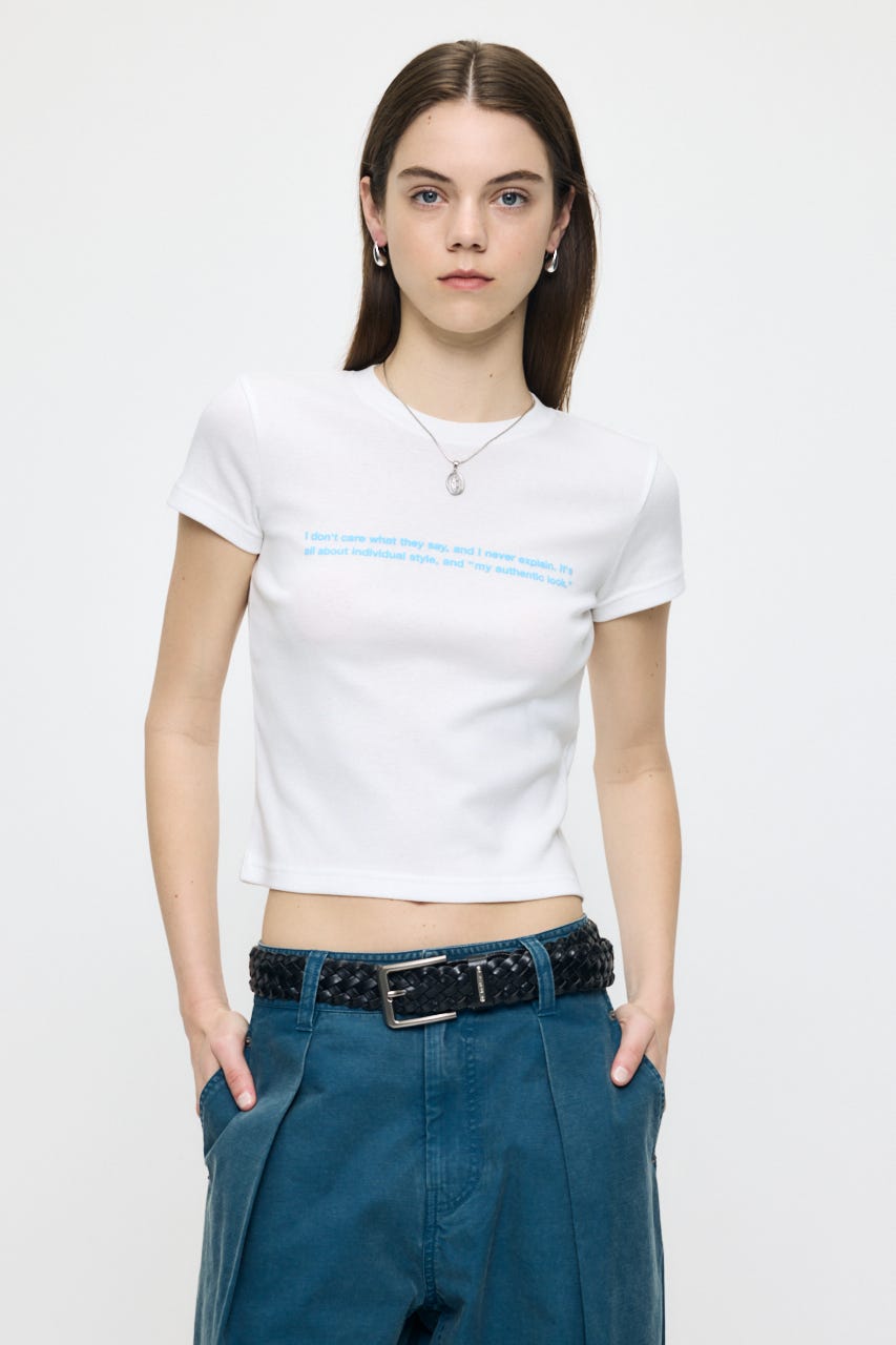 TINY LETTERED Tシャツ
