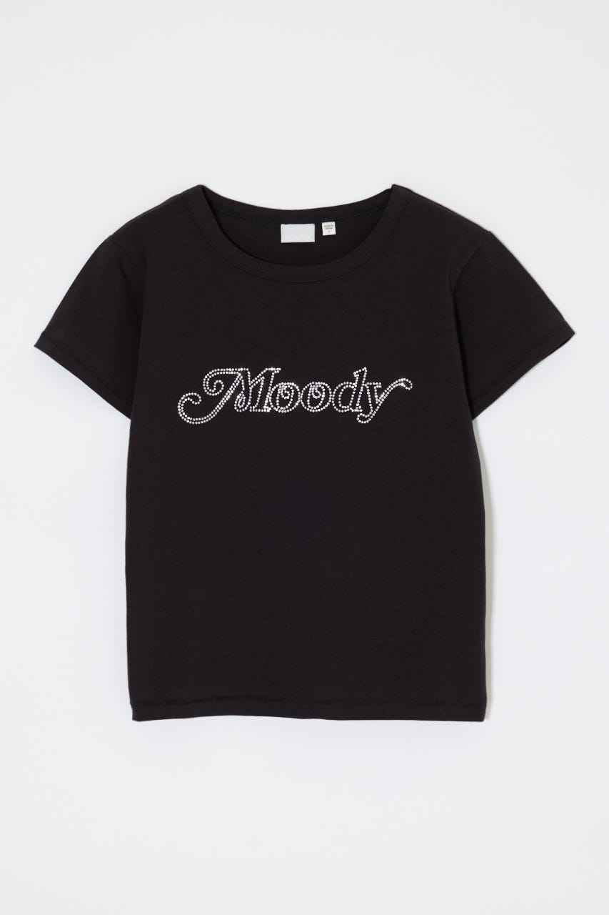BLING LOGO TEE L/BLK FREE