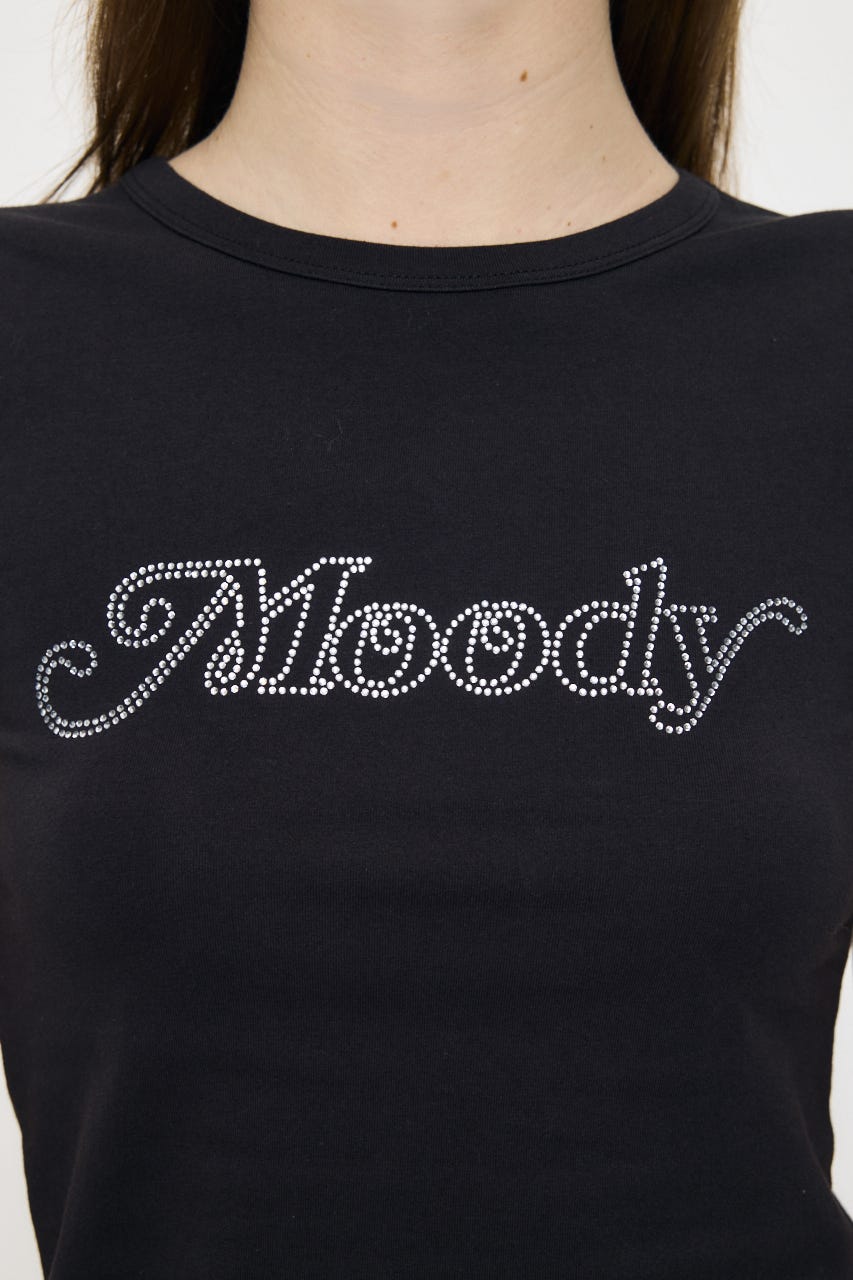BLING LOGO TEE L/BLK FREE
