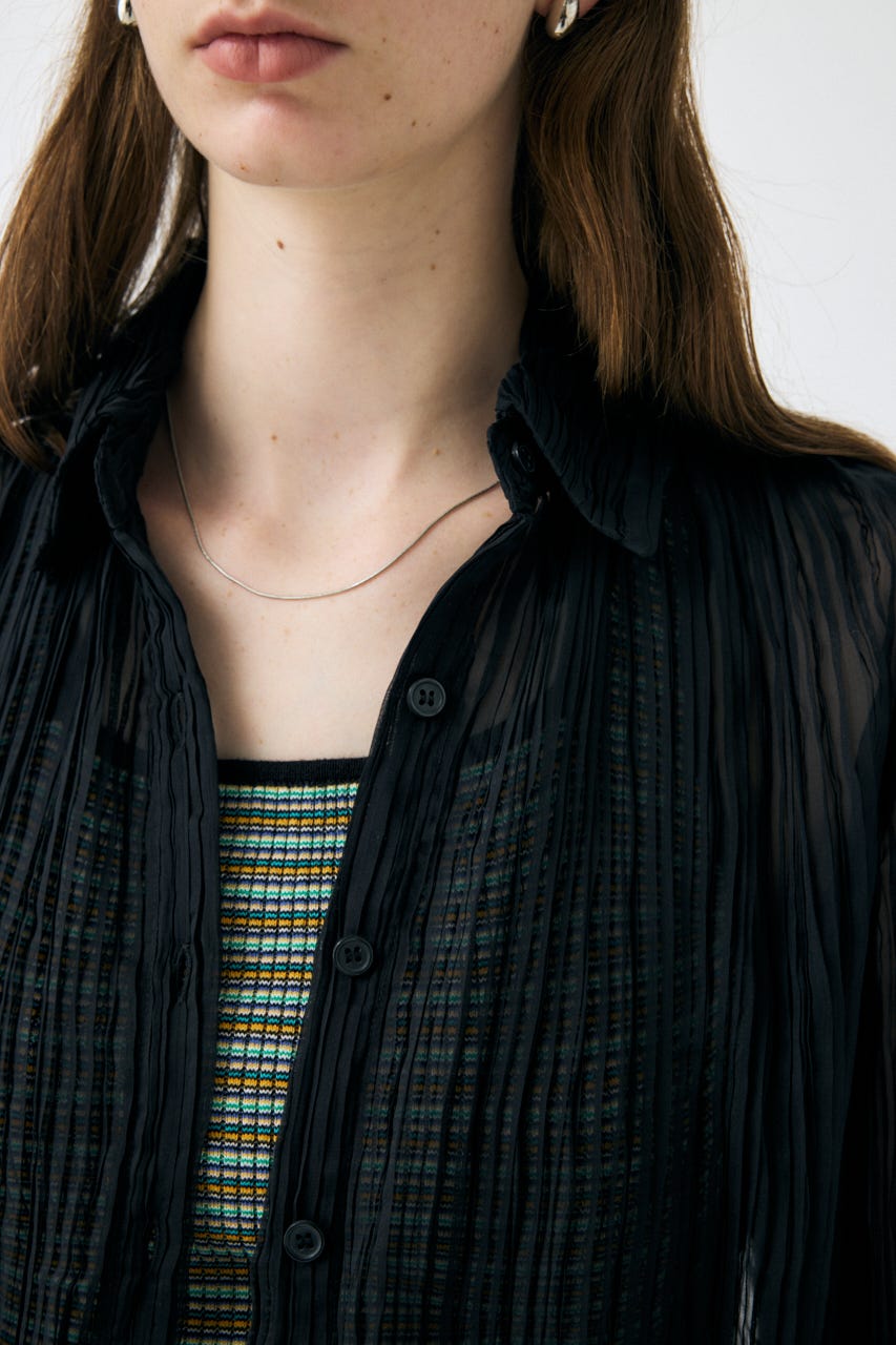 MOUSSY | SHEER PLEATS シャツ (シャツ・ブラウス ) |SHEL'TTER