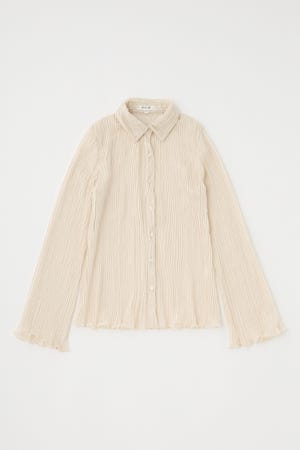MOUSSY | EYELET CAPSLEEVE ブラウス (シャツ・ブラウス ) |SHEL