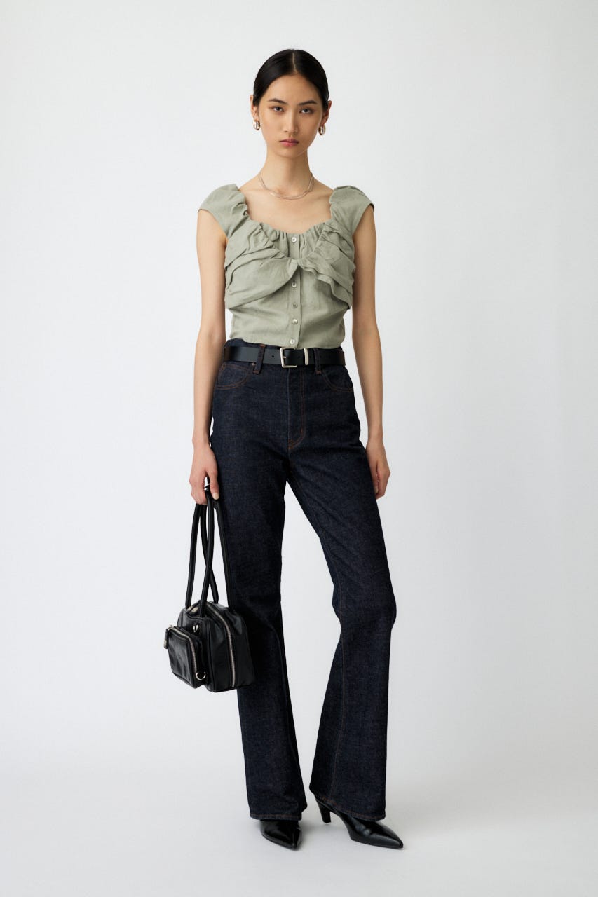 LAYERED GATHERED ブラウス MOUSSY | LAYERED GATHERED ブラウス (シャツ・ブラウス ) |SHEL