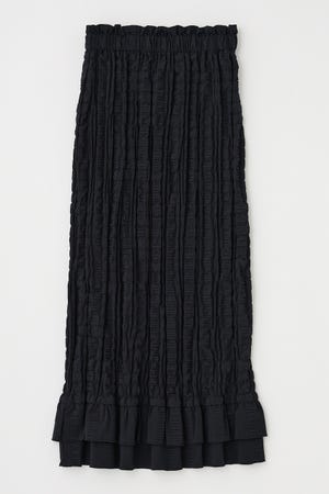 moussy SHIRRING LONG スカート サイズ1 MOUSSY | SHIRRING LONG スカート (スカート(ロング) ) |SHEL