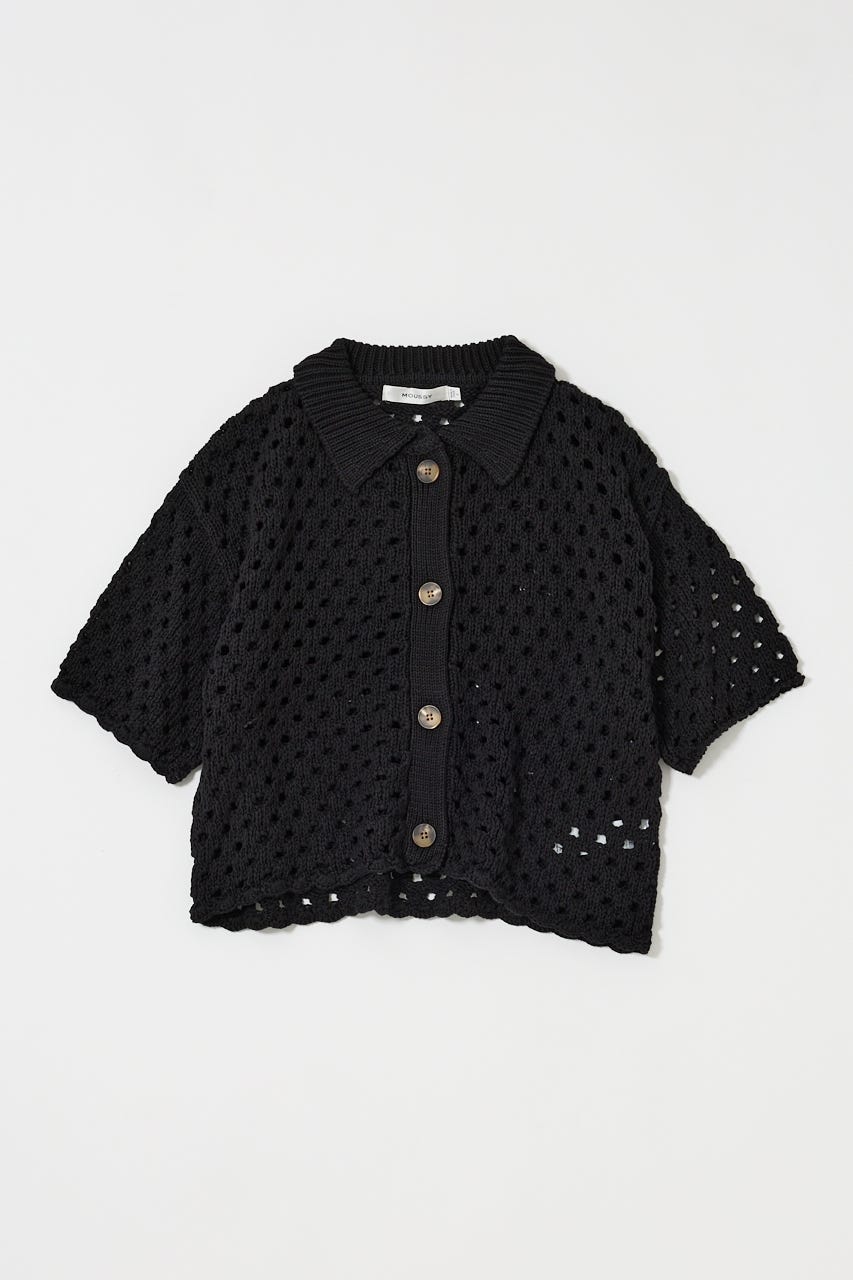 maromi☆orgueブラウス MOUSSY | CROCHET KNIT シャツ (シャツ・ブラウス ) |SHEL'TTER