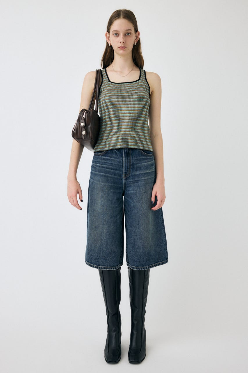 【新品】MOUSSY TOWELIE KNIT TANK ニットタンクトップ MOUSSY | TOWELIE ニットタンク (タンクトップ ) |SHEL'TTER