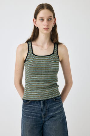 MOUSSY◆キャミソール・タンクトップ/2/コットン/IDG/無地/010FSB11-0190// MOUSSY(マウジー) / キャミソール・タンクトップ/2/コットン/IDG