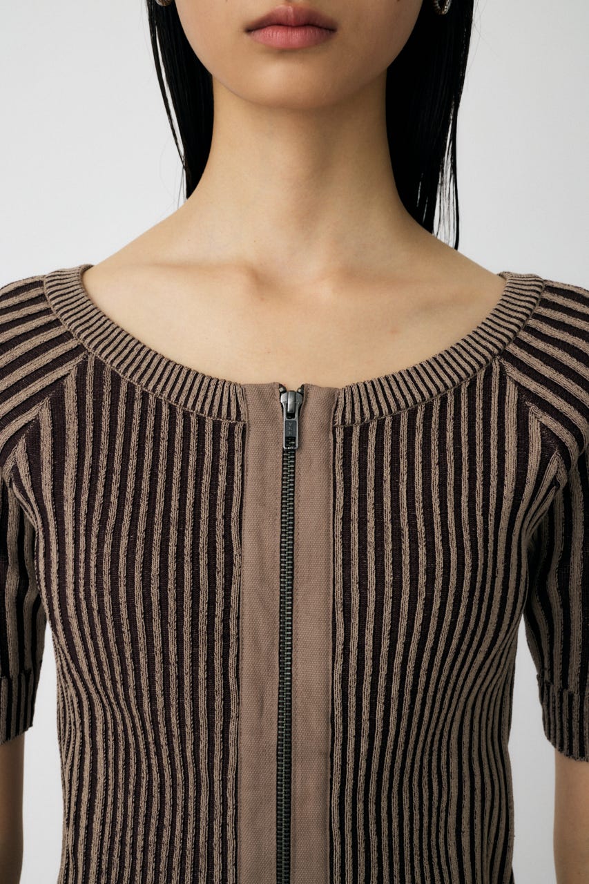 トップス ruru OUTLET】Roxy RISE & VIBE RIB LS クロップド丈 トップス