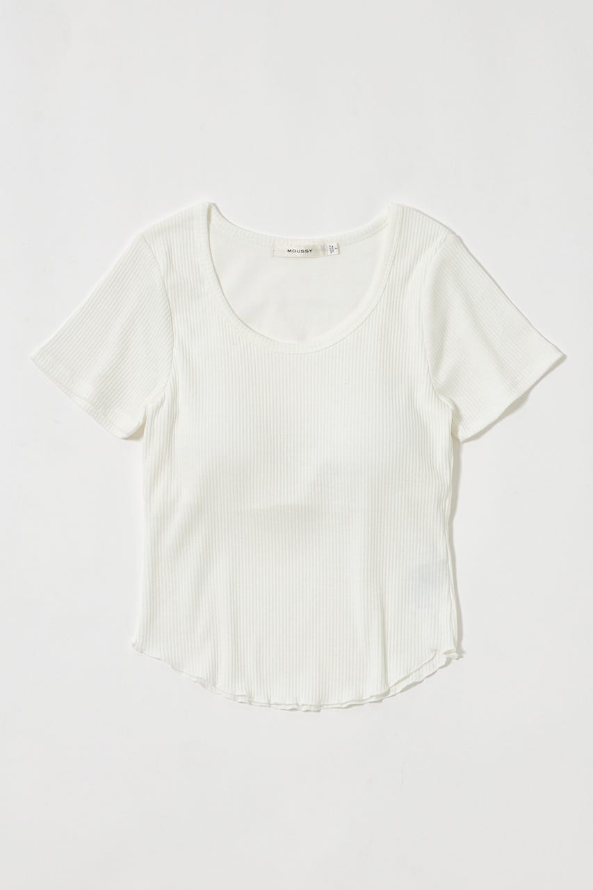 トップス c AZUL BY MOUSSY | フロントギャザーポロトップス (Tシャツ