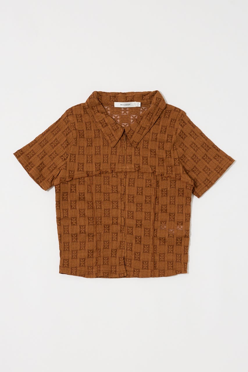 MOUSSY | LACY SWITCHING トップス (Tシャツ・カットソー(半袖