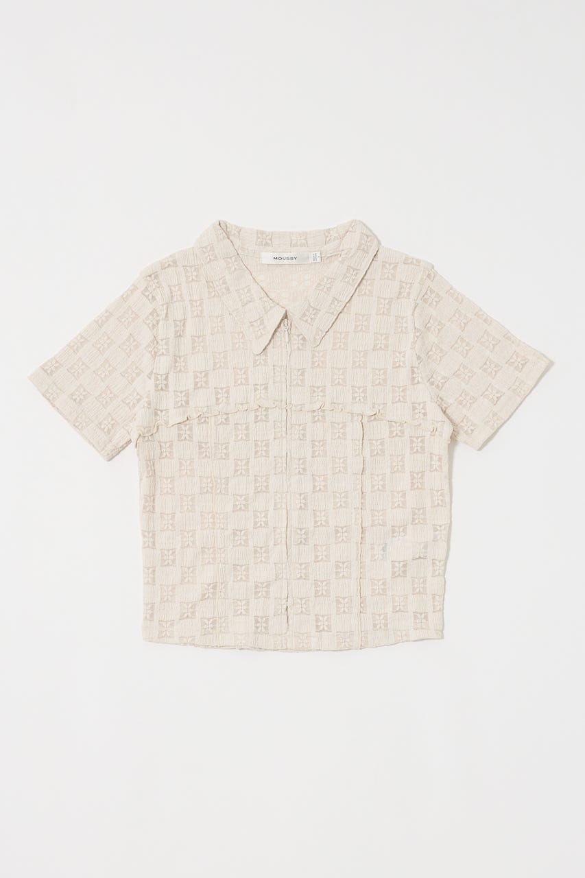 MOUSSY | LACY SWITCHING トップス (Tシャツ・カットソー(半袖