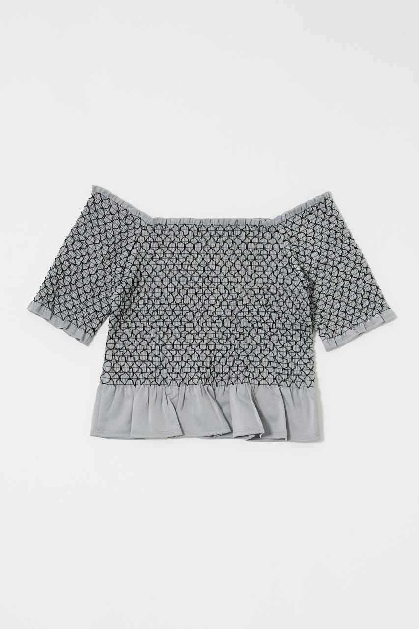 トップス milou Minou Back Slit Shirt BLUE | ファッション通販サイト NUGU