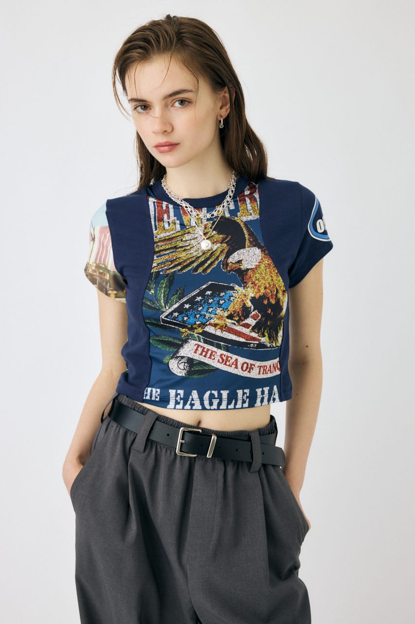 mymii様 スカルグラフィック総柄ニット｜MEN｜251GAC70-291I｜AZUL BY