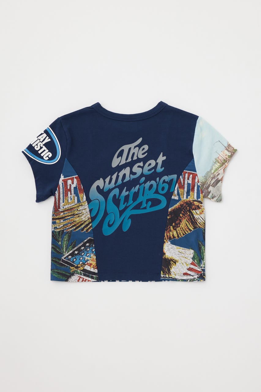 MOUSSY | REMAKE PRINT TINY Tシャツ (Tシャツ・カットソー(半袖