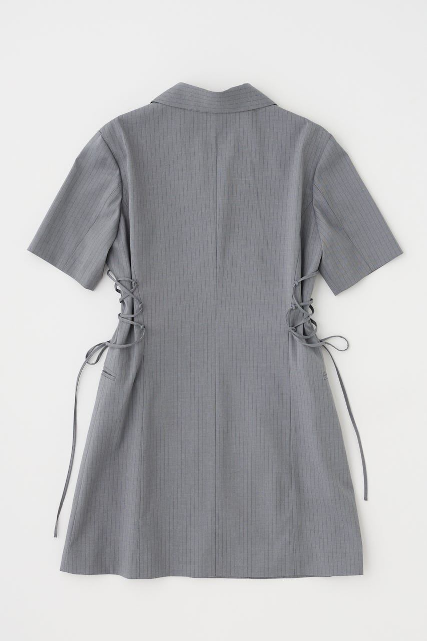 LACE UP TAILORED ドレス 柄GRY 1