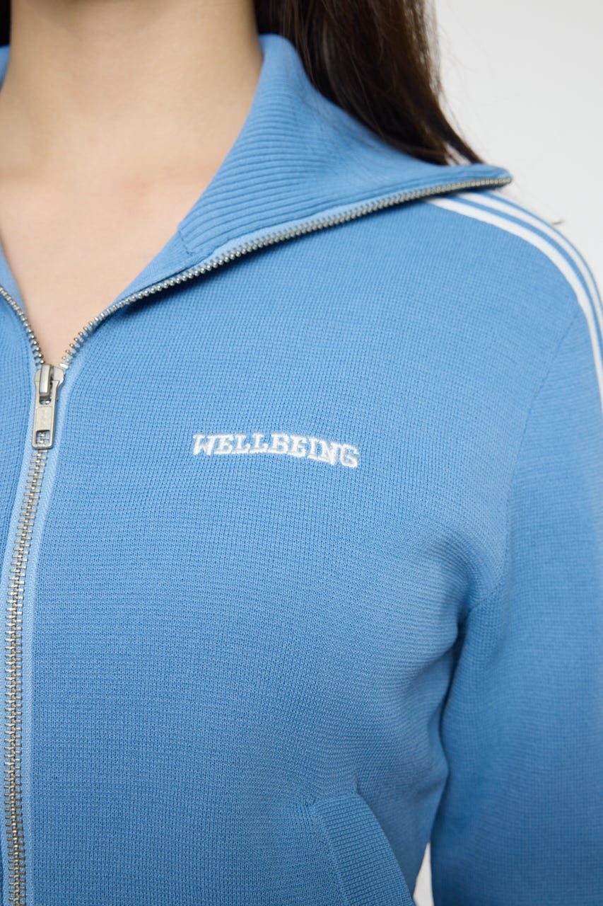 【SS先行アイテム】KNIT トラックジャケット L/BLU FREE