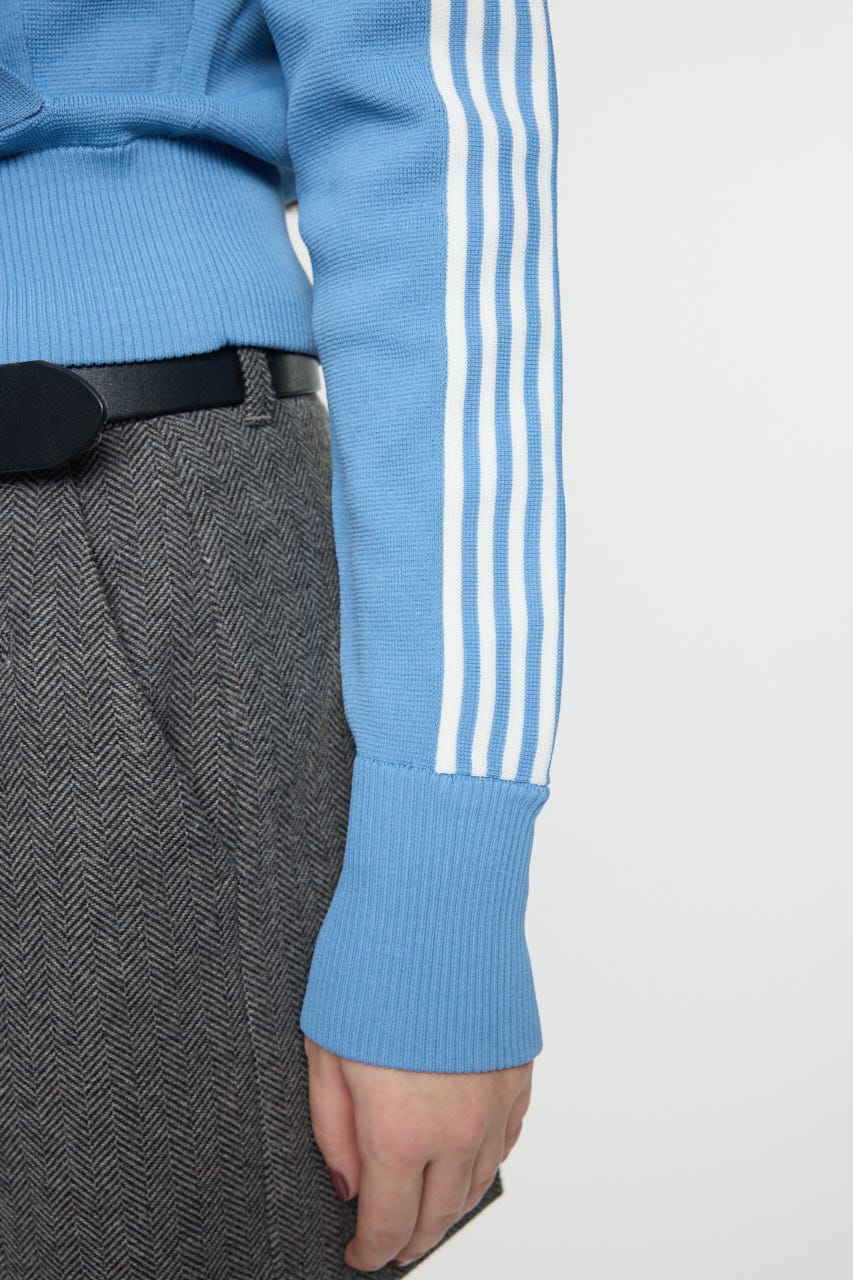 【SS先行アイテム】KNIT トラックジャケット L/BLU FREE