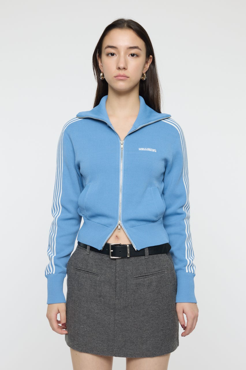 【SS先行アイテム】KNIT トラックジャケット L/BLU FREE