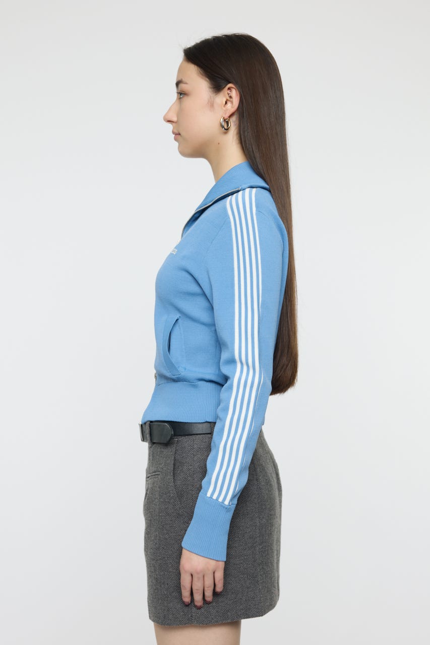 【SS先行アイテム】KNIT トラックジャケット L/BLU FREE