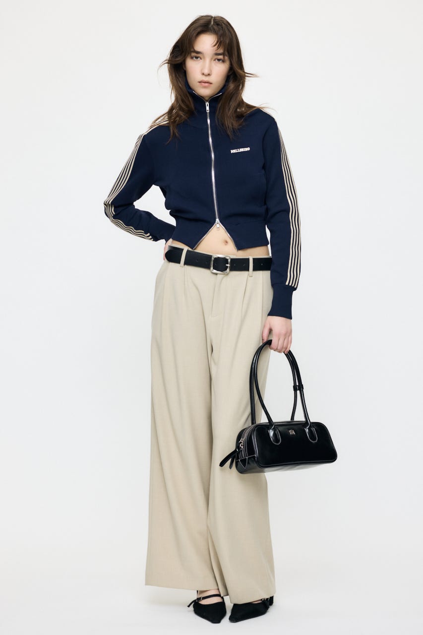 【WEB限定】KNIT トラックジャケット NVY FREE