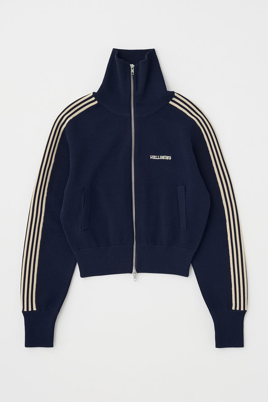 【WEB限定】KNIT トラックジャケット NVY FREE