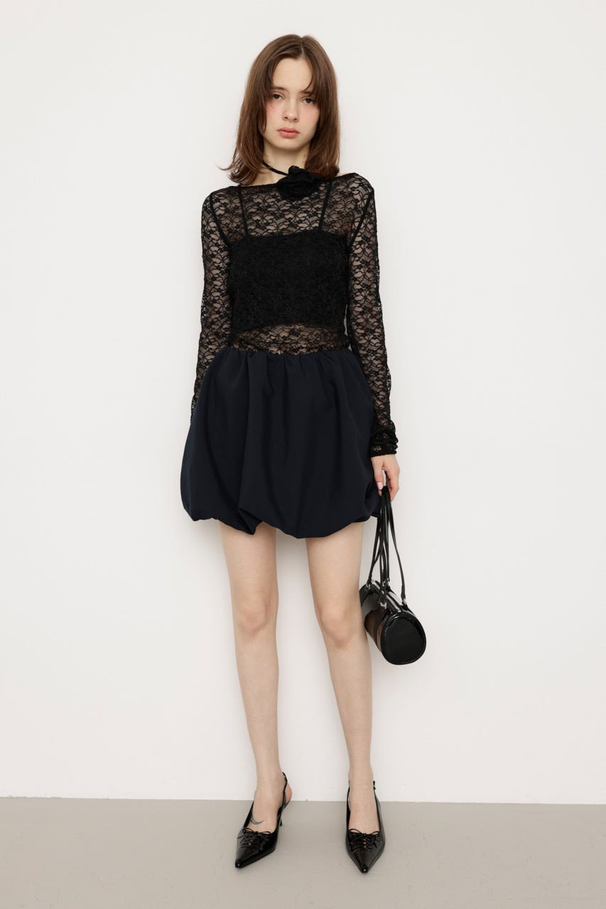SLY | MICHIXSLY FLOWER LACE トップス (Tシャツ・カットソー