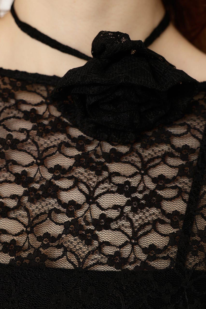 SLY | MICHIXSLY FLOWER LACE トップス (Tシャツ・カットソー