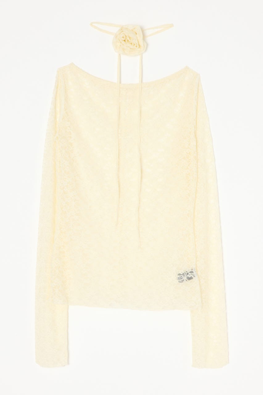 SLY | MICHIXSLY FLOWER LACE トップス (Tシャツ・カットソー