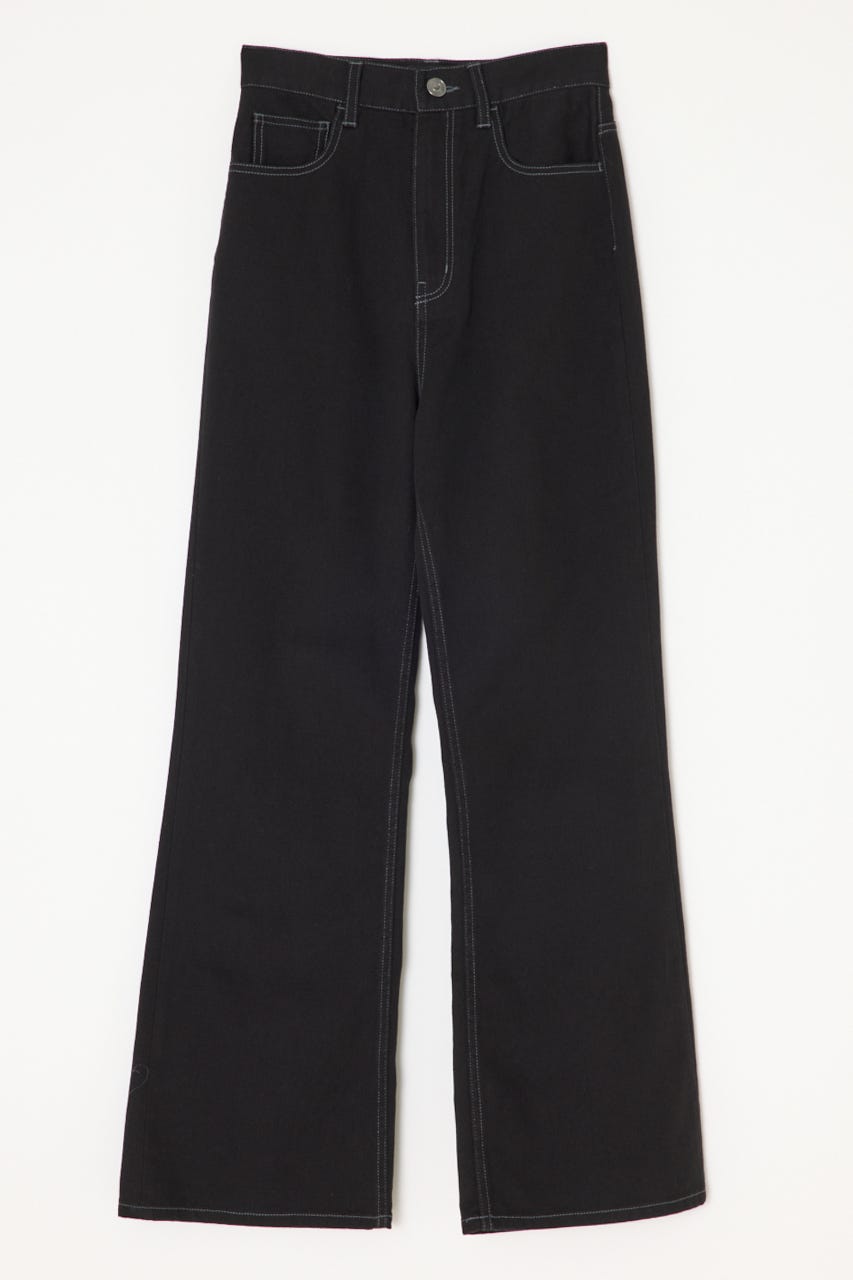 sly MICHIXSLY H／W STRAIGHT パンツ　0サイズ ブラック SLY | MICHIXSLY H／W STRAIGHT パンツ (ストレート ) |SHEL