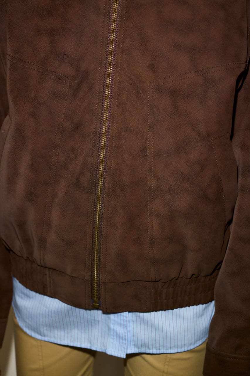 【THROW】F／LEATHER SEAM DESIGN CROP ブルゾン THROW】F／LEATHER SEAM DESIGN CROP ブルゾン SLY｜【THROW】F