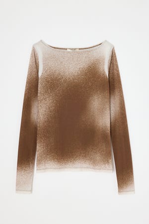 THROW by SLY | 【THROW】FADE VELOURS B／N トップス (Tシャツ