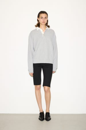 【1BUY5％OFF CAMPAIGN】【THROW】OVER SW POLO トップス