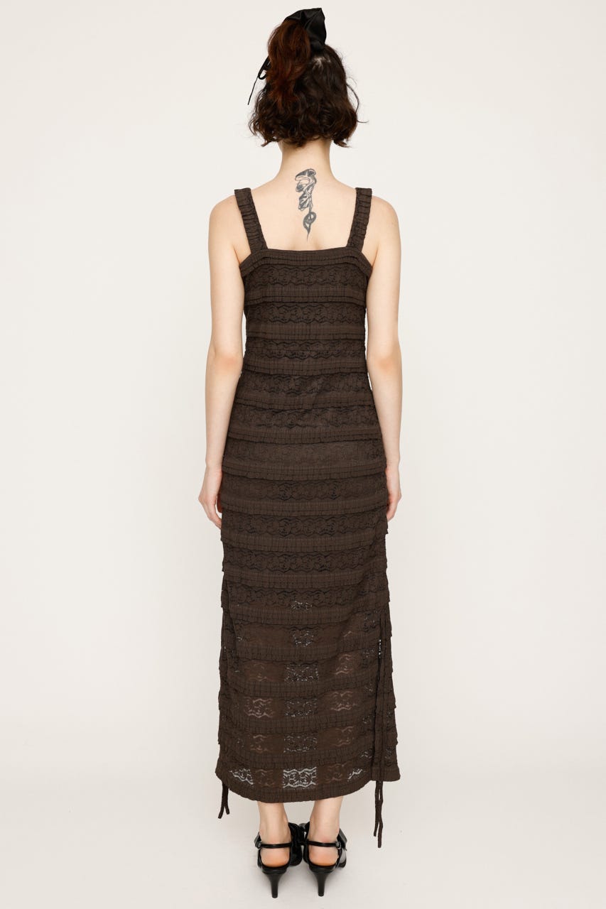 ワンピース とも様 SLY | FRONT BUTTON LACE 2P ロングワンピース (ワンピース
