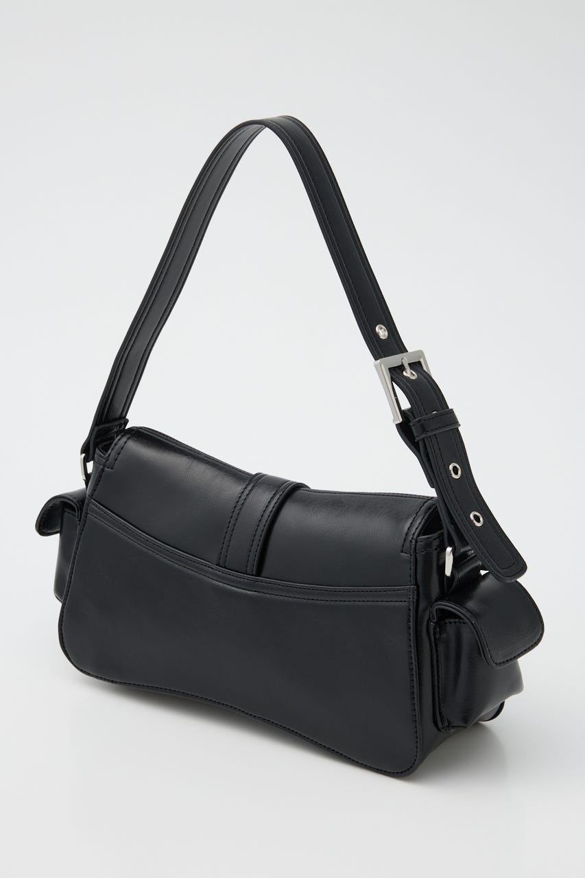【1BUY5%OFF CAMPAIGN】MULTI POCKET SHOULDER バッグ BLK FREE