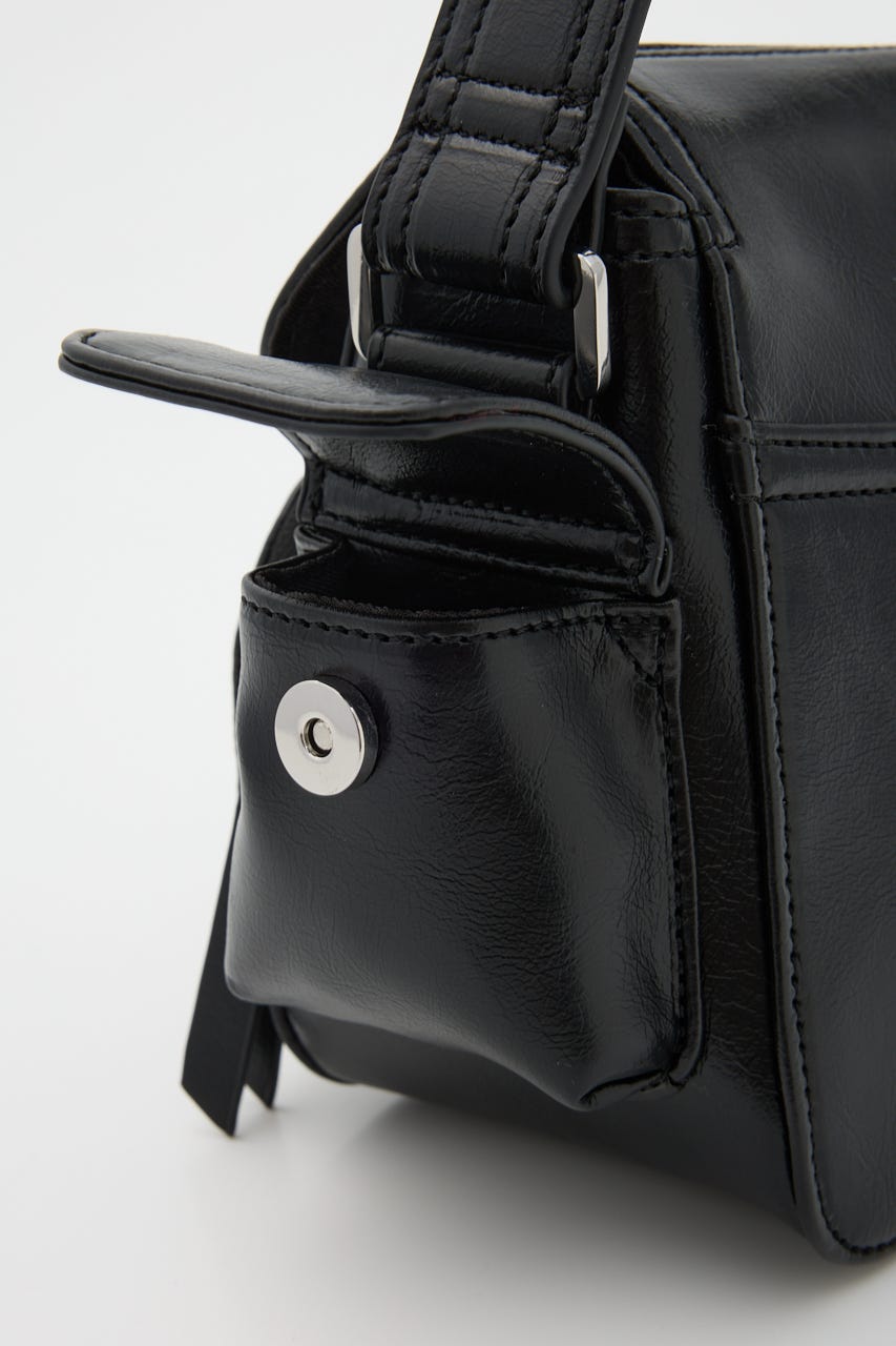 【1BUY5%OFF CAMPAIGN】MULTI POCKET SHOULDER バッグ BLK FREE