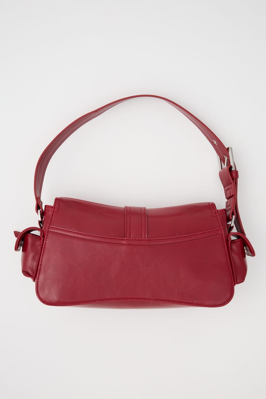 【1BUY5%OFF CAMPAIGN】MULTI POCKET SHOULDER バッグ RED FREE