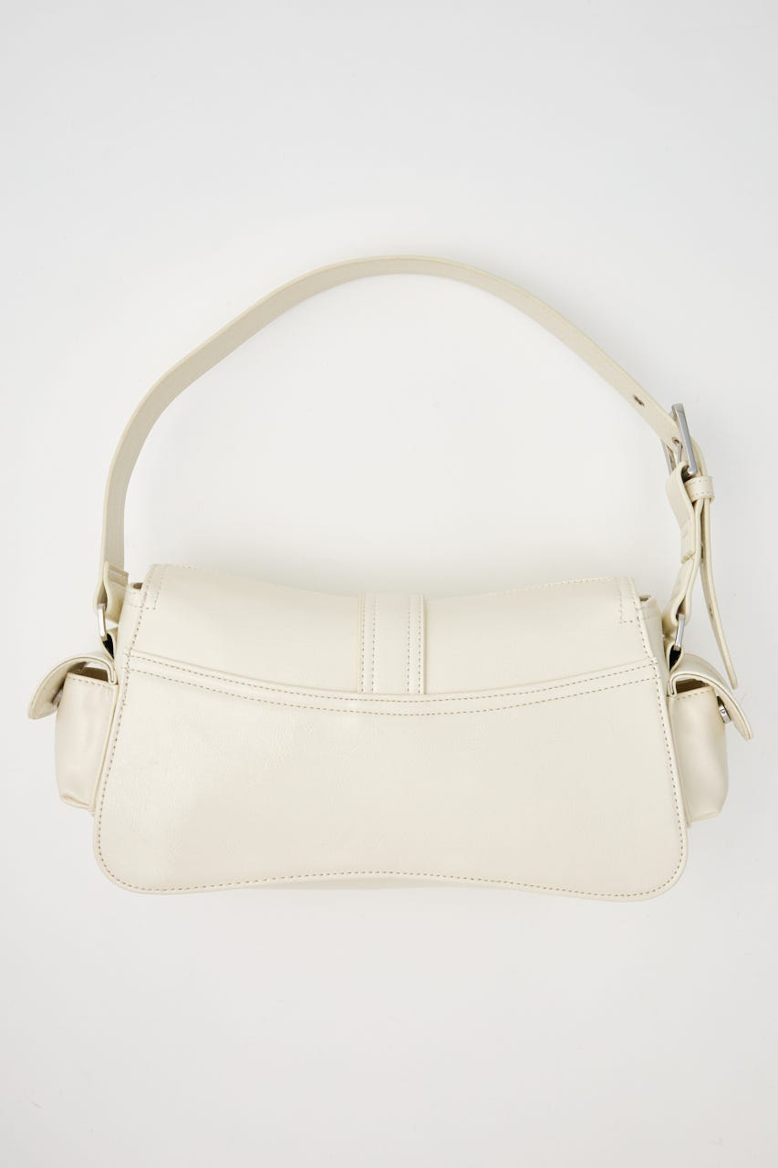 【1BUY5%OFF CAMPAIGN】MULTI POCKET SHOULDER バッグ WHT FREE