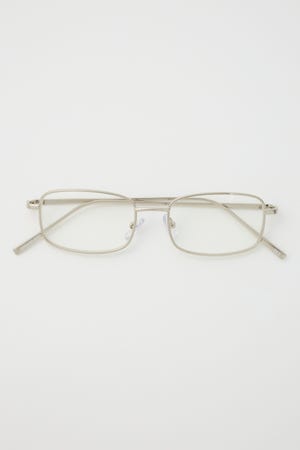 【1BUY5％OFF CAMPAIGN】SILVER FRAME EYE WEAR