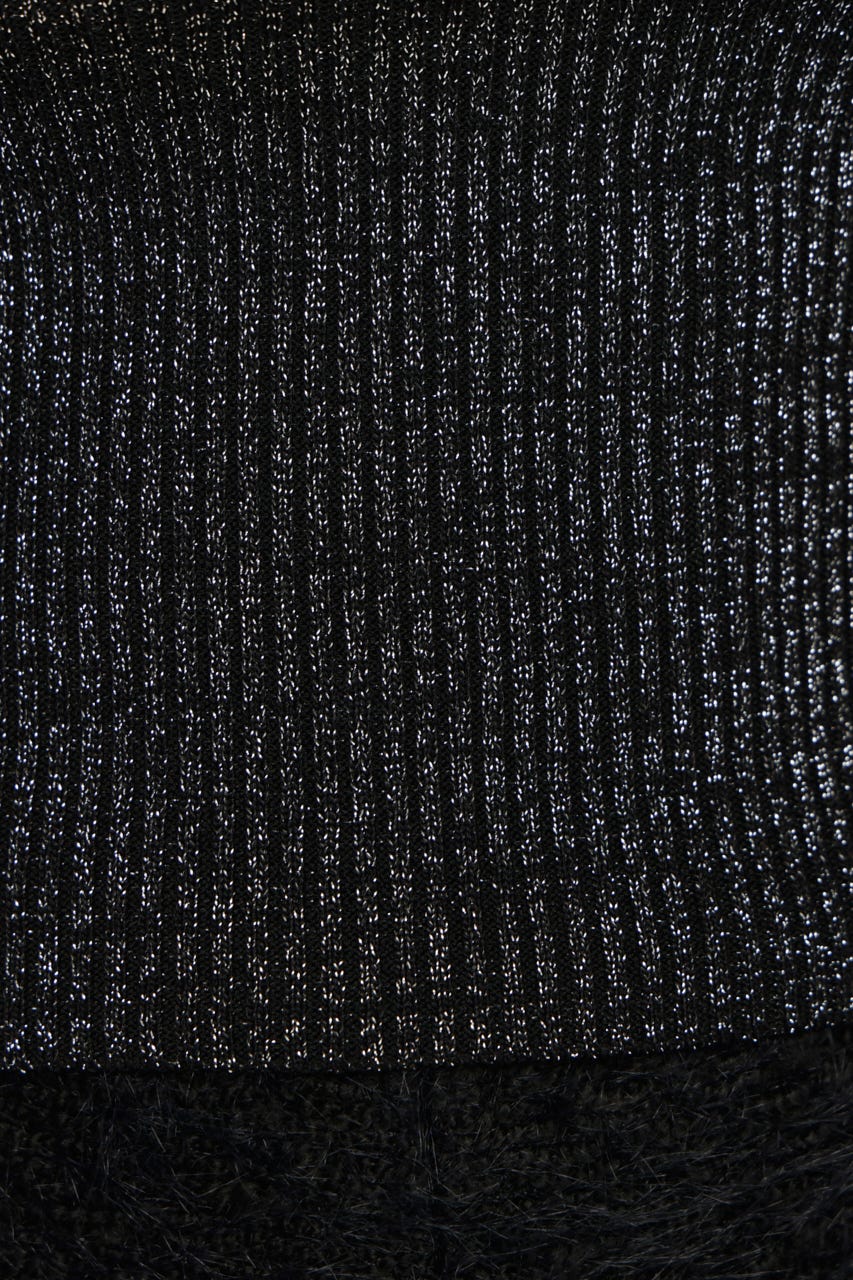 【1BUY5%OFF CAMPAIGN】GLITTER COMPACT トップス BLK 1