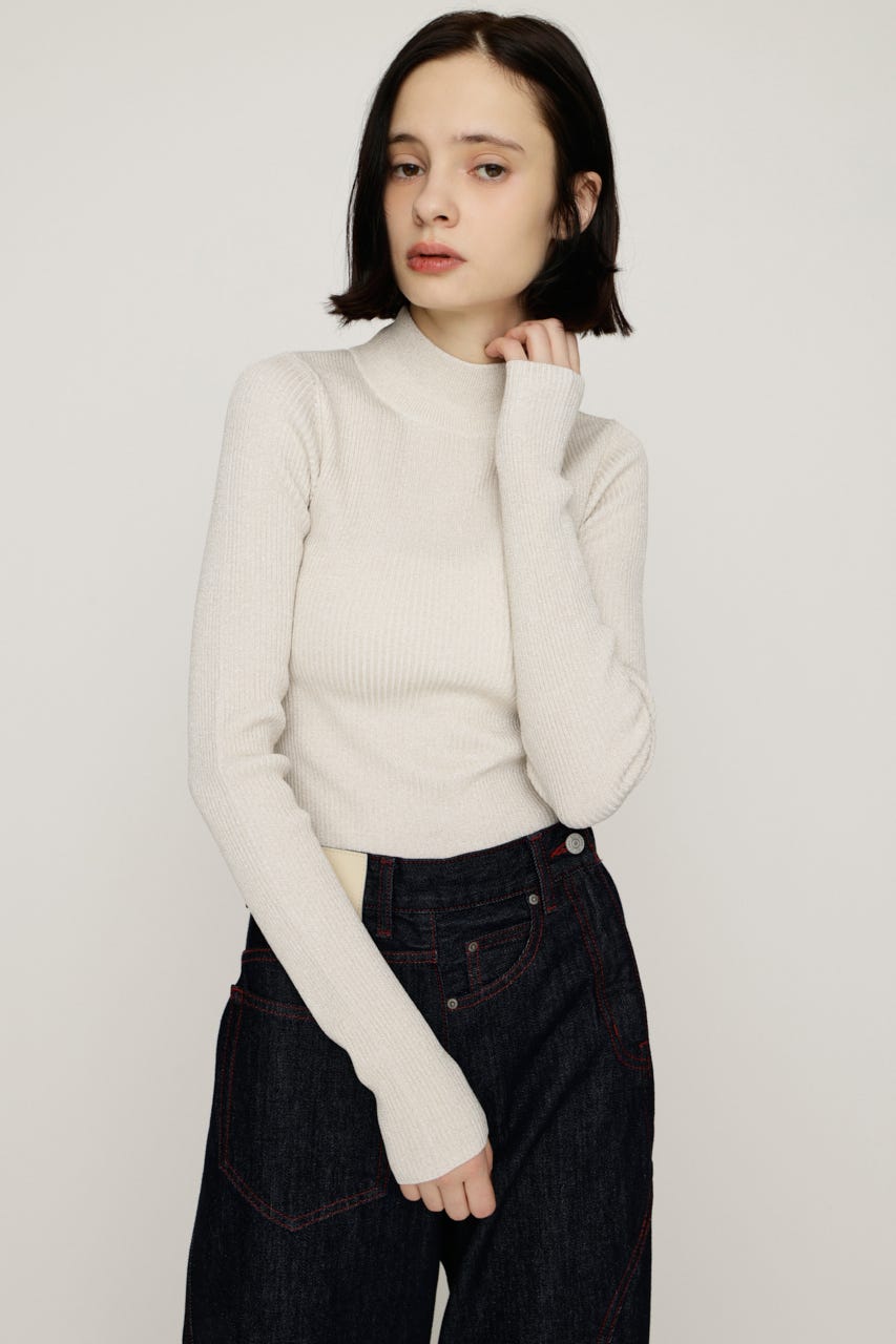 【1BUY5%OFF CAMPAIGN】GLITTER COMPACT トップス IVOY 2